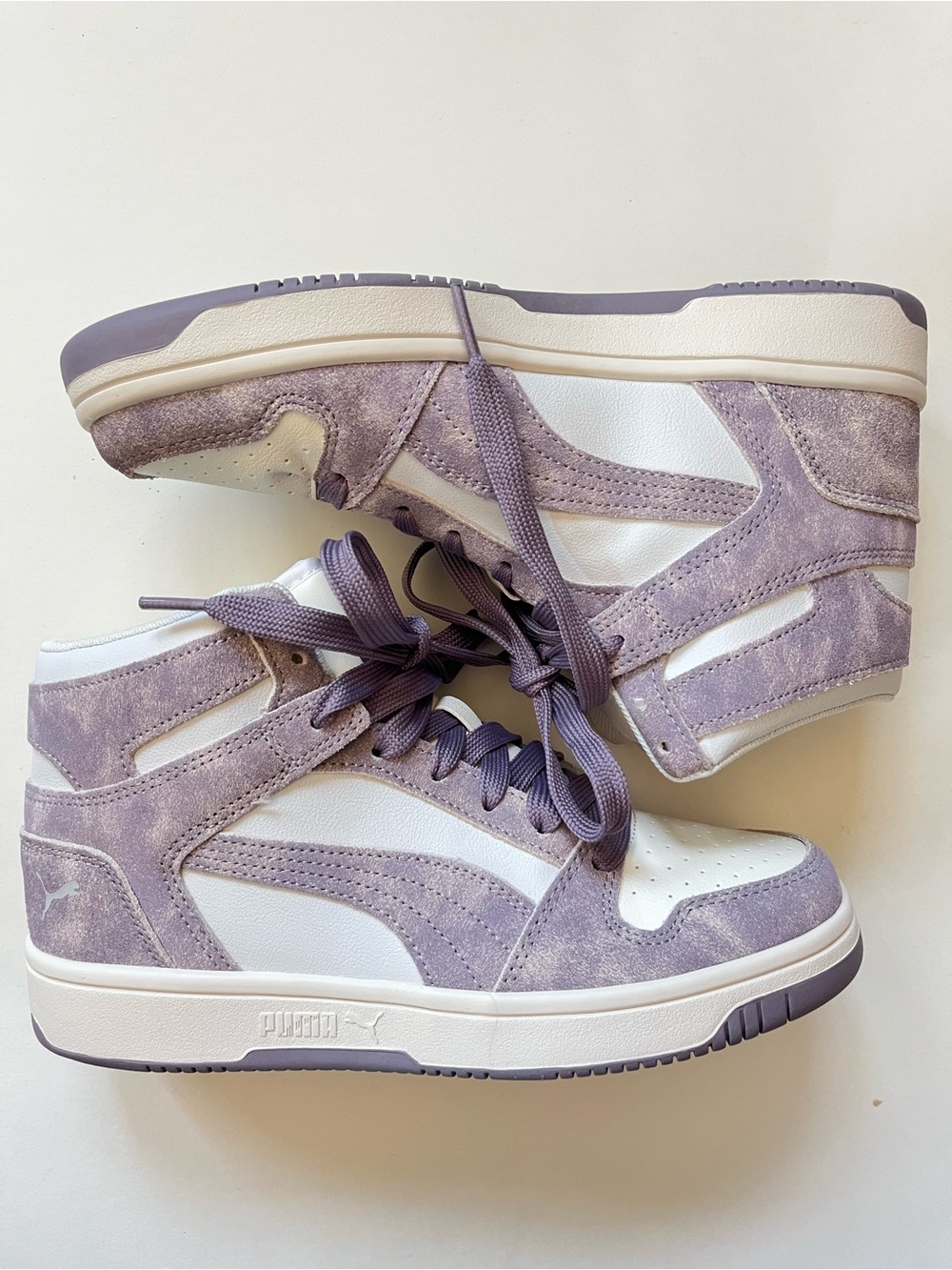 Puma Rebound Layup Hightop in Berry